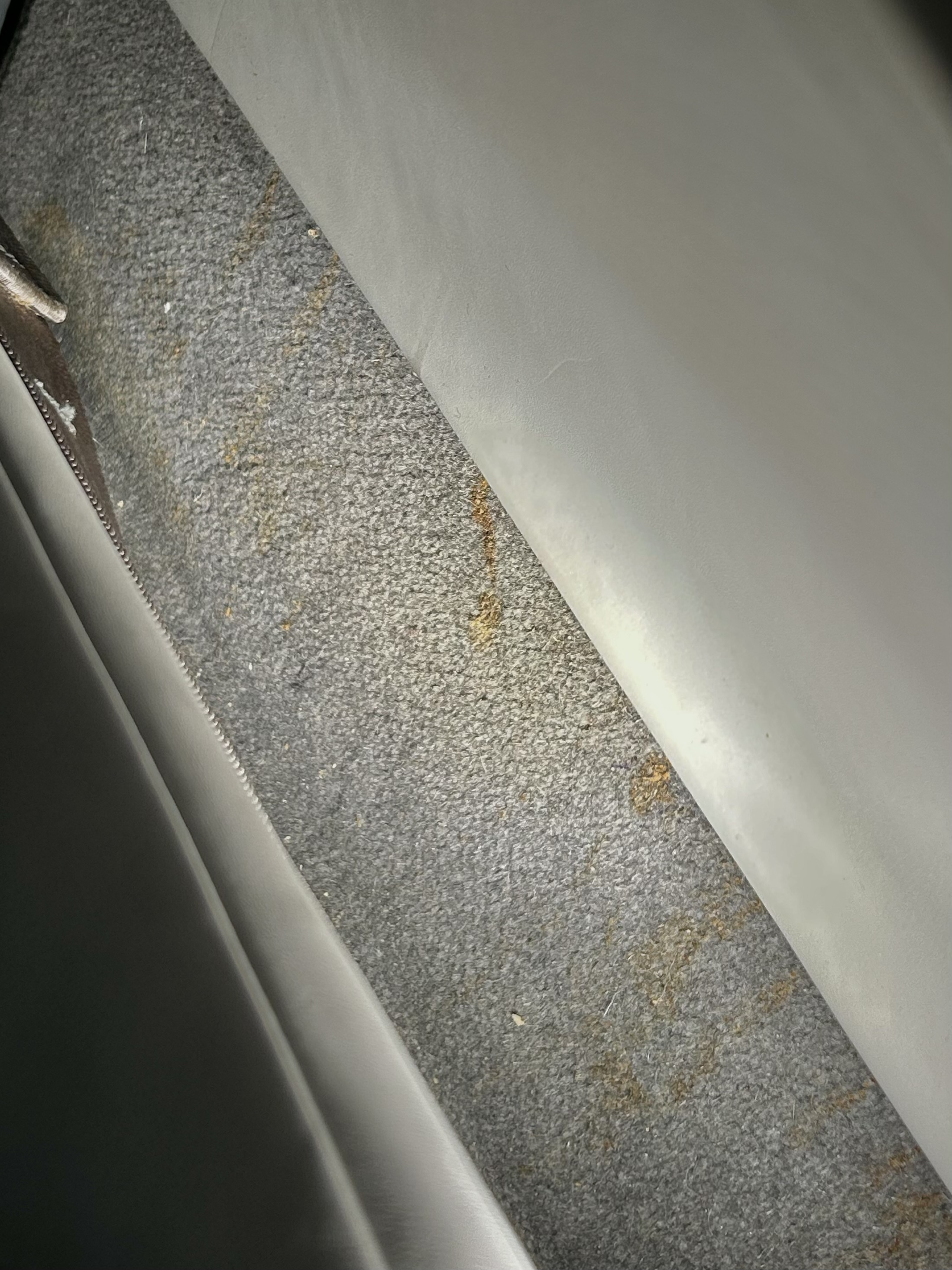 Aircraft interior before detailing