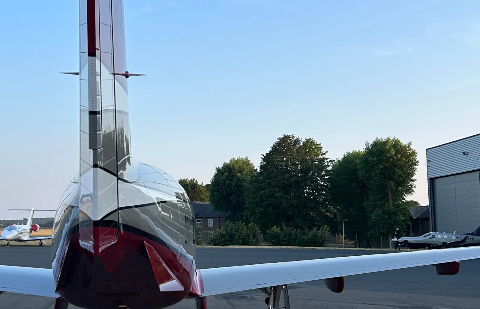 Exterior aircraft cleaning and detailing at Luton Airport